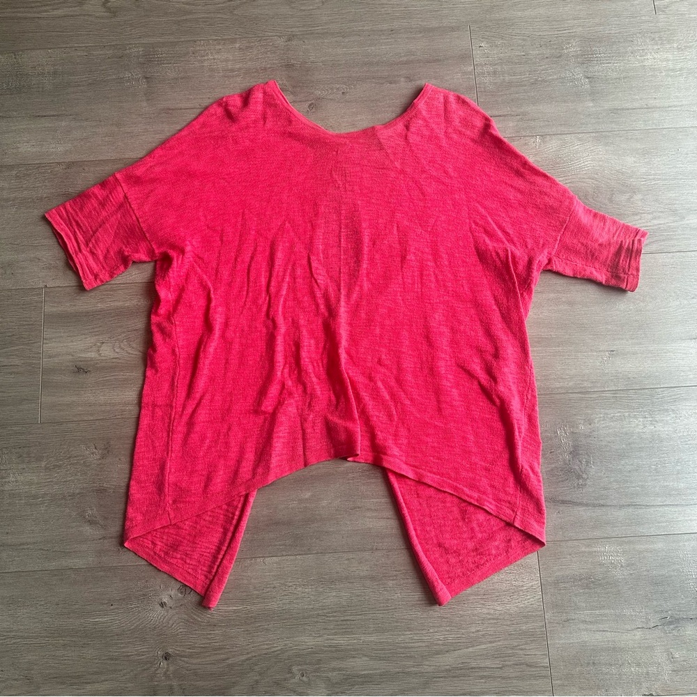 La Fee Verte open back blouse - size small - pink
